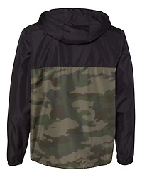 Veste coupe-vent légère entièrement zippée de Independent Trading Co. | T-Shirt Time