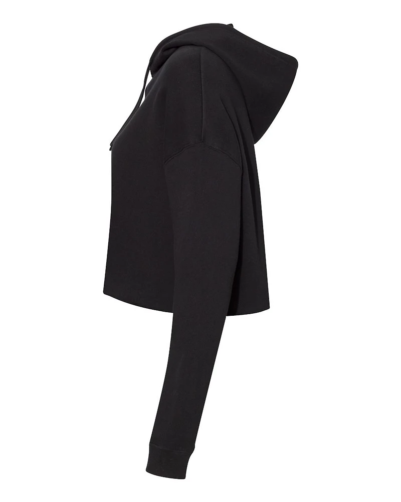 Sweat-shirt à capuche court léger pour femme de Independent Trading Co. | T-Shirt Time