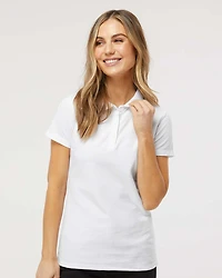 Polo doux au toucher pour femme M&O | T-Shirt Time