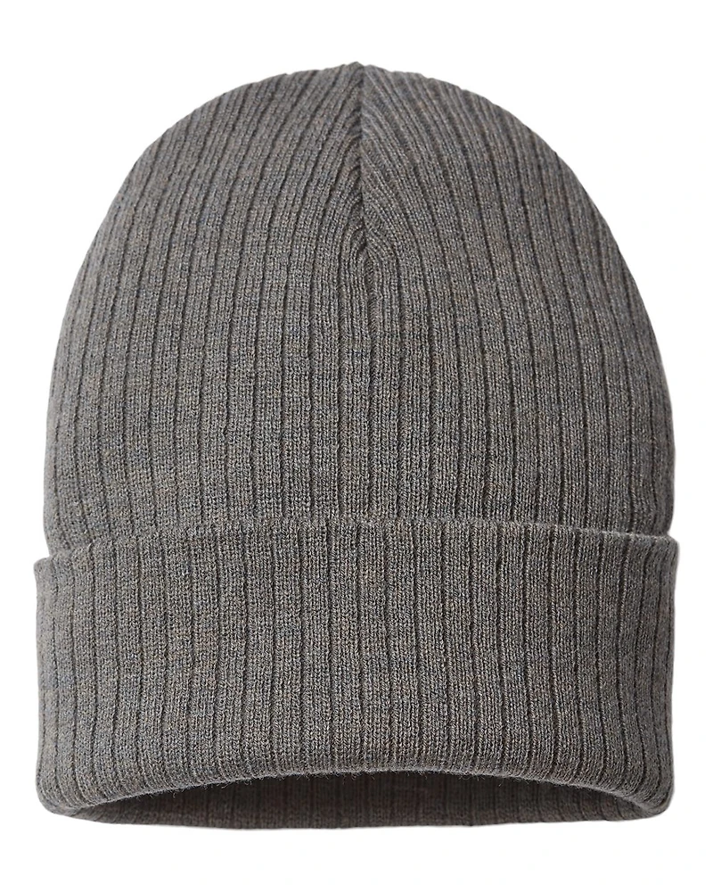 Bonnet à revers côtelé durable Atlantis Headwear | T-Shirt Time
