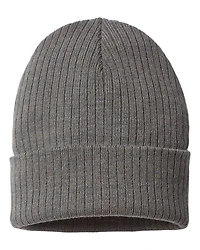 Bonnet à revers côtelé durable Atlantis Headwear | T-Shirt Time