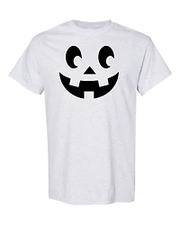 T-shirt CITROUILLE HALLOWEEN adulte LOGO NOIR - col rond