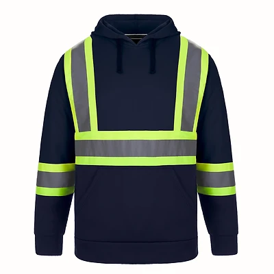 Sweat à capuche de sécurité haute visibilité pour adulte | T-Shirt Time