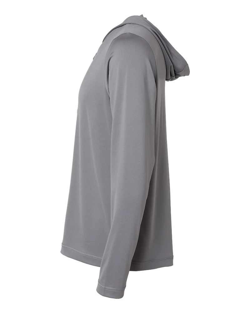 Adidas Lightweight Performance Quarter-Zip Hooded Pullover | T-Shirt Time