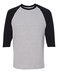 Gildan Heavy Cotton™ Raglan Three-Quarter Sleeve T-Shirt | Time