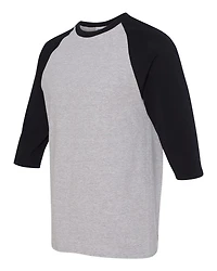 Gildan Heavy Cotton™ Raglan Three-Quarter Sleeve T-Shirt | Time