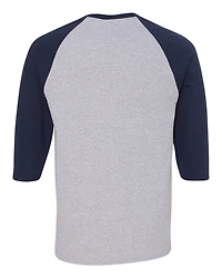 Unisex Heavy Cotton™ Raglan Three-Quarter Sleeve T-Shirt