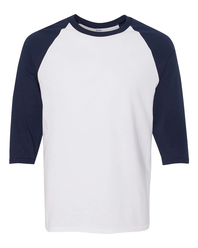 Gildan Heavy Cotton™ Raglan Three-Quarter Sleeve T-Shirt | Time