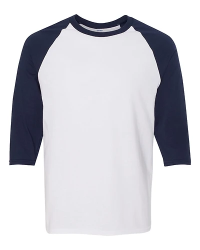 Gildan Heavy Cotton™ Raglan Three-Quarter Sleeve T-Shirt | Time