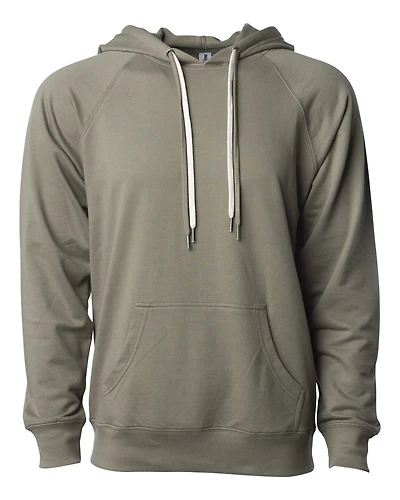 Independent Trading Co. Icon Lightweight Loopback Terry Hooded Sweatshirt | T-Shirt Time