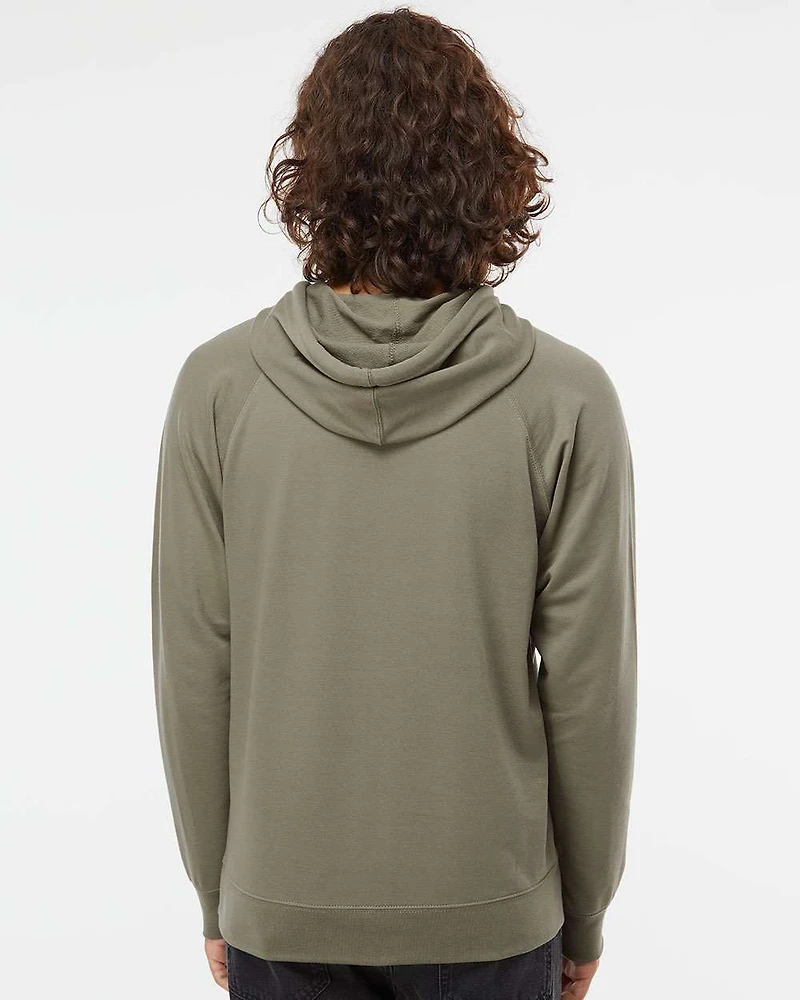 Independent Trading Co. Icon Lightweight Loopback Terry Hooded Sweatshirt | T-Shirt Time