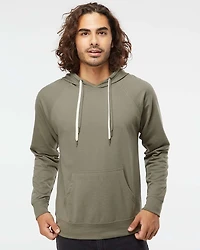 Independent Trading Co. Icon Lightweight Loopback Terry Hooded Sweatshirt | T-Shirt Time