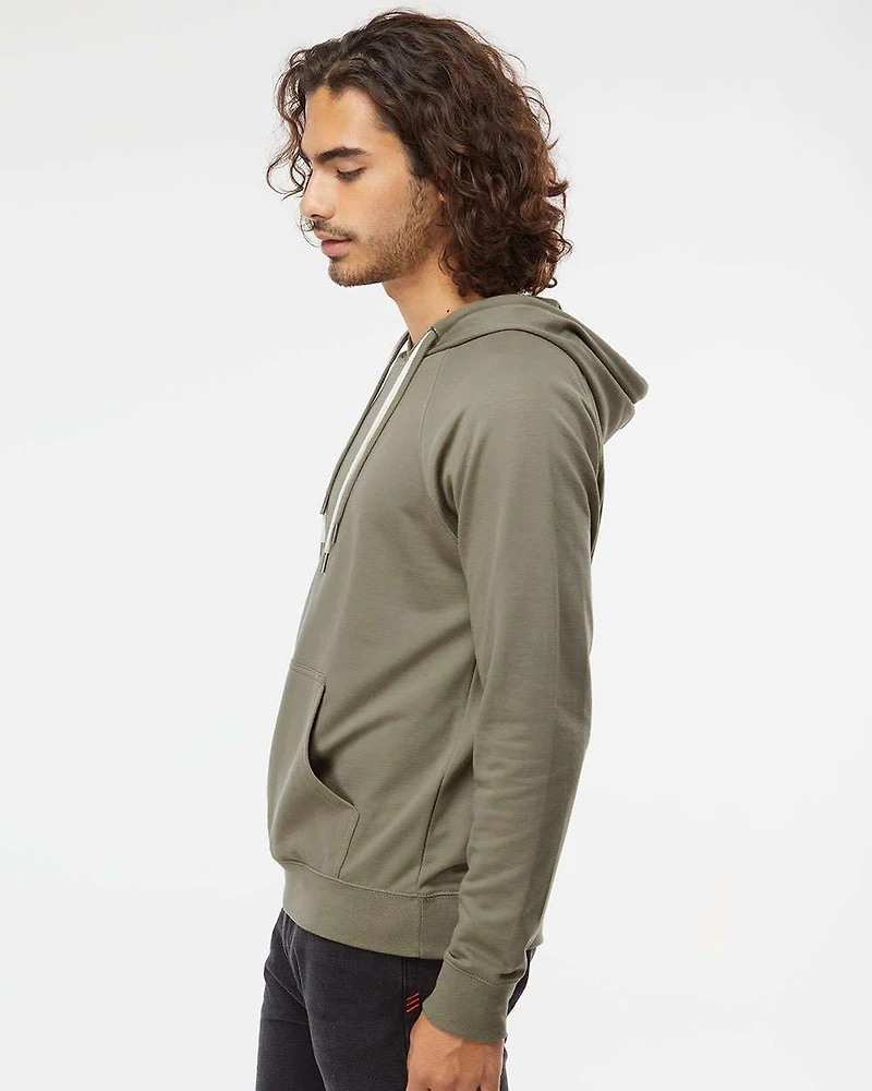 Independent Trading Co. Icon Lightweight Loopback Terry Hooded Sweatshirt | T-Shirt Time