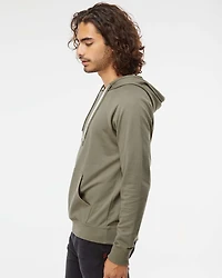 Independent Trading Co. Icon Lightweight Loopback Terry Hooded Sweatshirt | T-Shirt Time