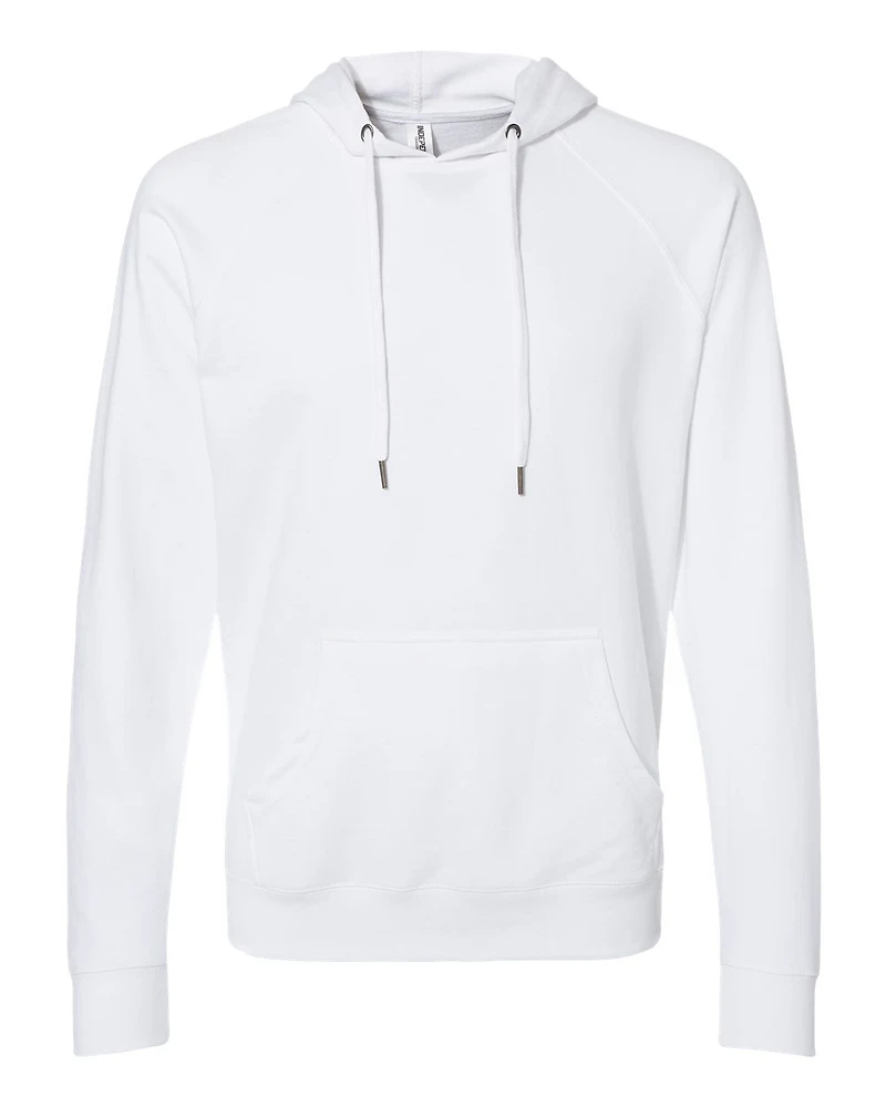 Independent Trading Co. Icon Lightweight Loopback Terry Hooded Sweatshirt | T-Shirt Time