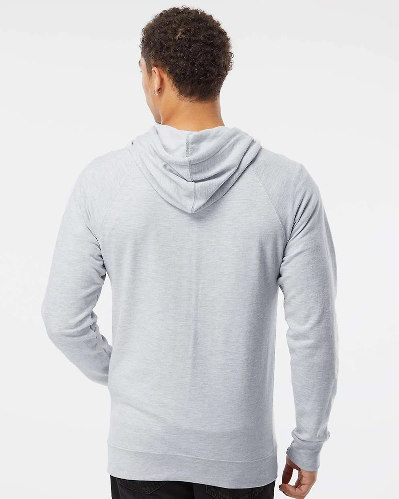 Independent Trading Co. Icon Lightweight Loopback Terry Hooded Sweatshirt | T-Shirt Time