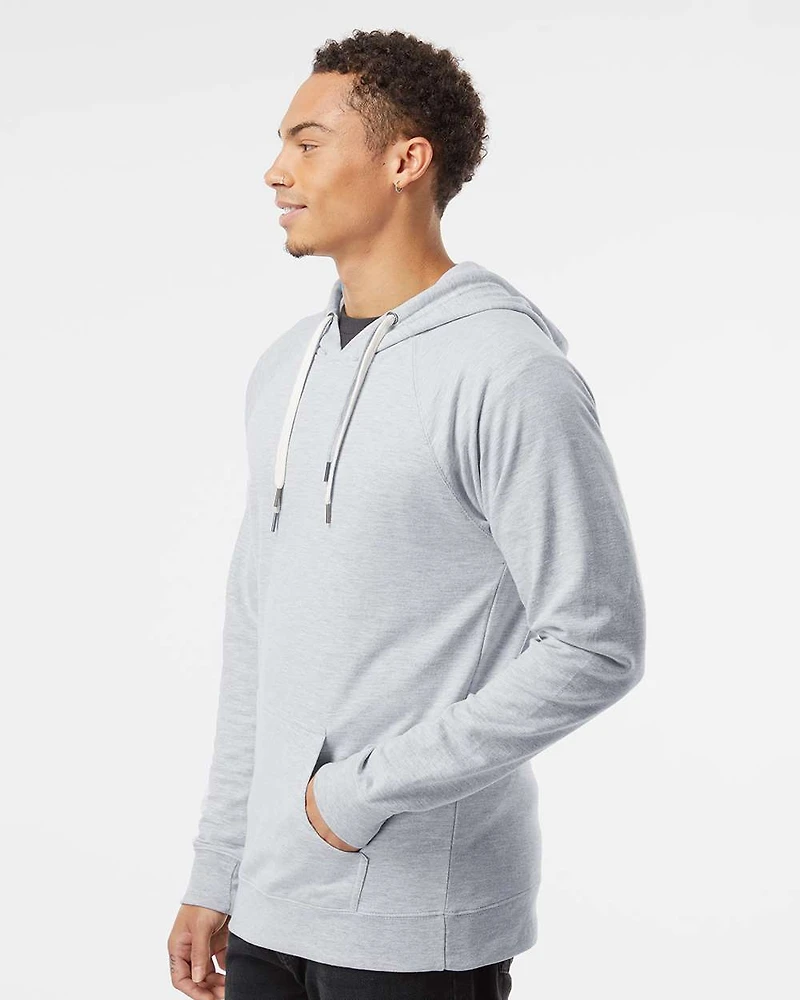 Independent Trading Co. Icon Lightweight Loopback Terry Hooded Sweatshirt | T-Shirt Time