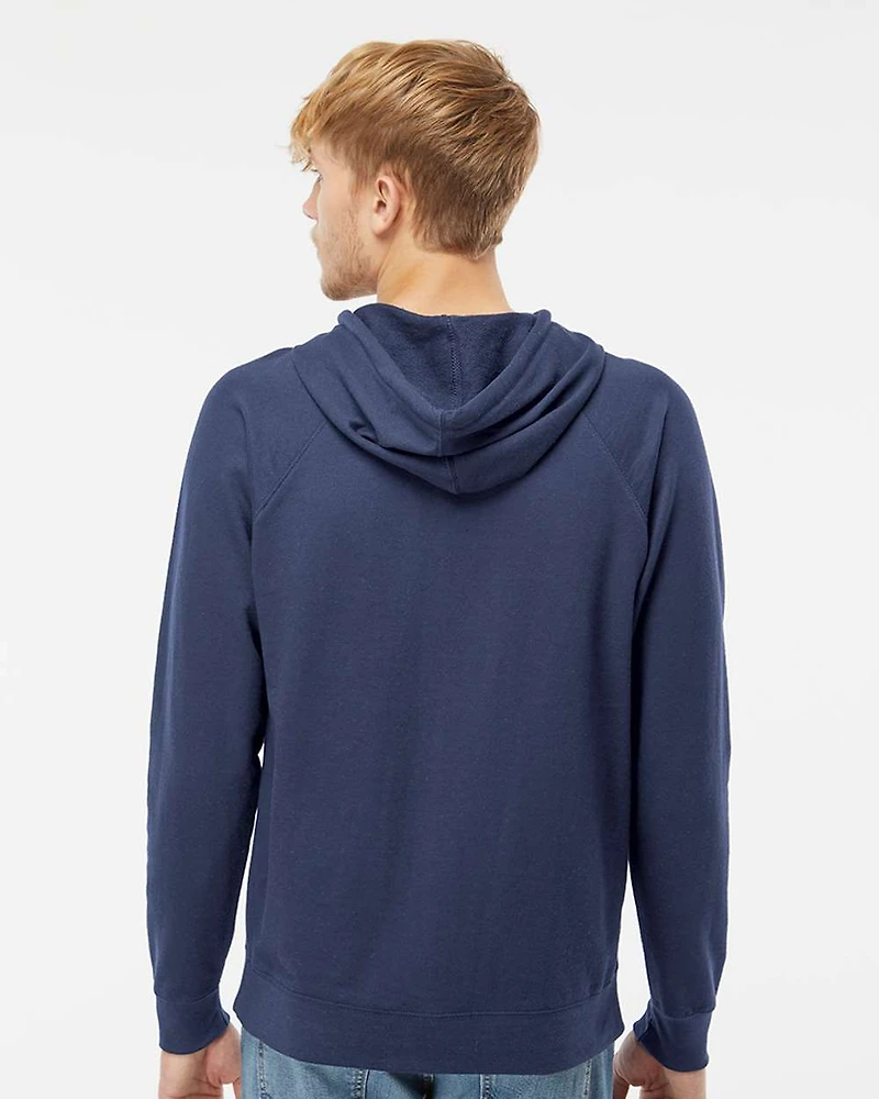 Independent Trading Co. Icon Lightweight Loopback Terry Hooded Sweatshirt | T-Shirt Time