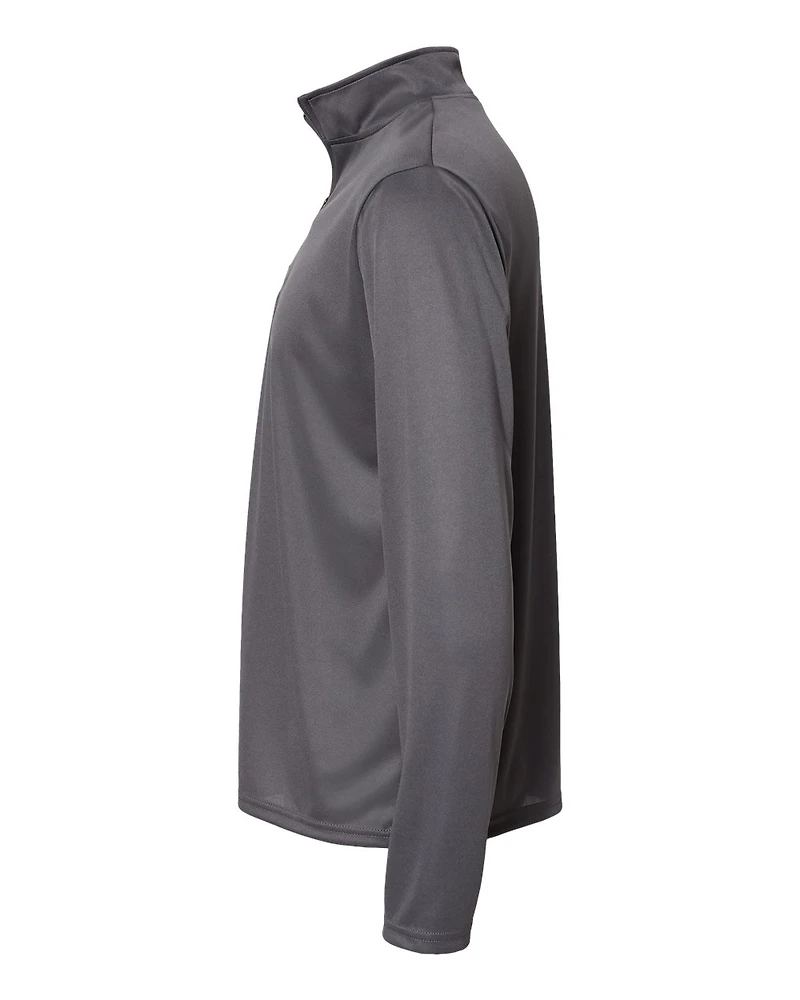 Pull à fermeture éclair quart de tour pour homme