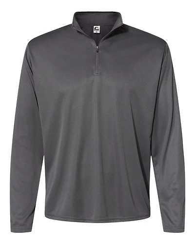 Pull à fermeture éclair quart de tour pour homme