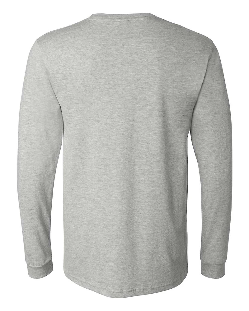 Heather CVC Long Sleeve Tee | T-Shirt Time