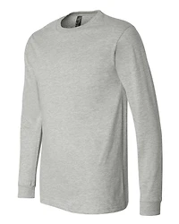 Heather CVC Long Sleeve Tee | T-Shirt Time