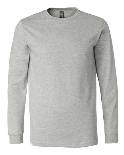 Heather CVC Long Sleeve Tee | T-Shirt Time