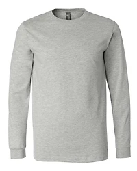 Heather CVC Long Sleeve Tee | T-Shirt Time
