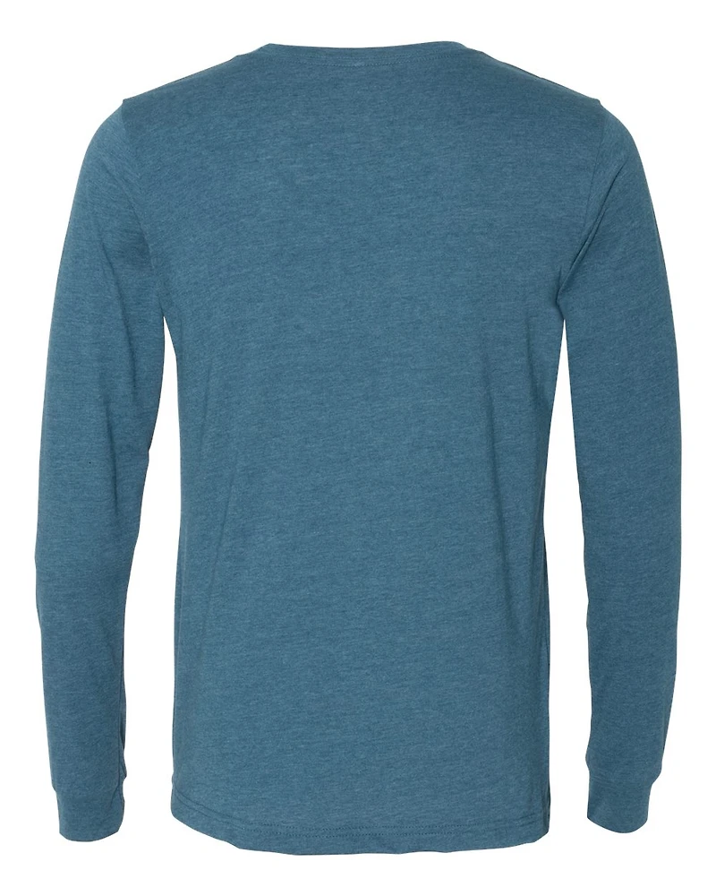 Heather CVC Long Sleeve Tee | T-Shirt Time
