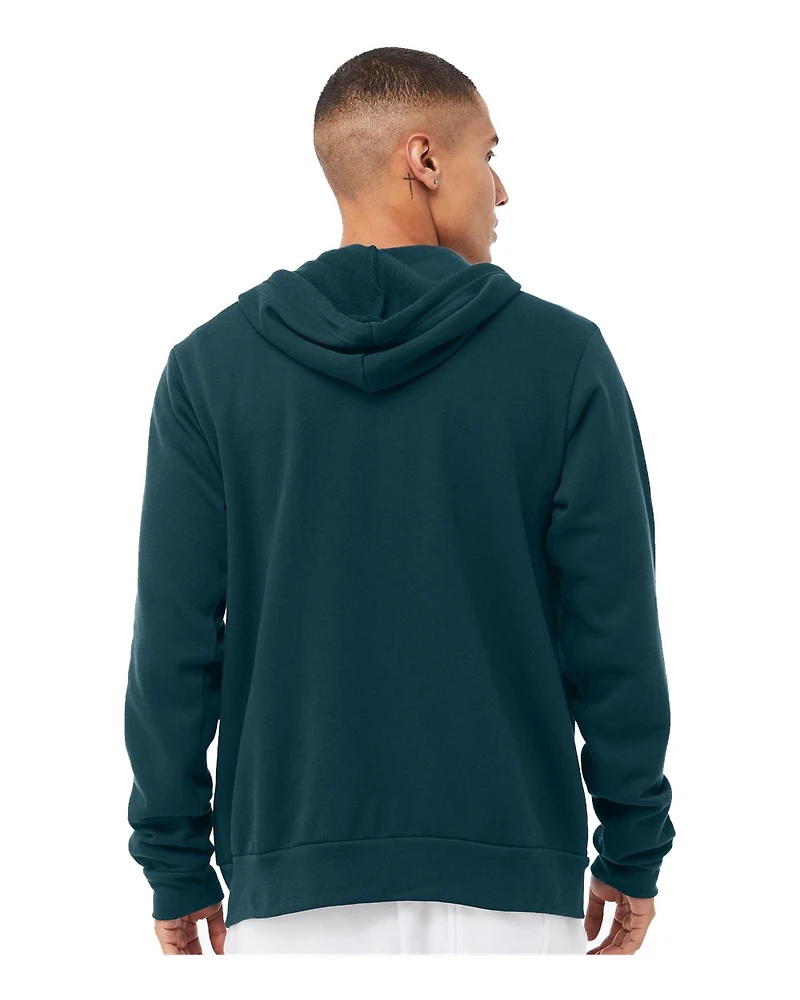 Unisex Sponge Fleece Full-Zip Hoodie Sweatshirt | T-Shirt Time