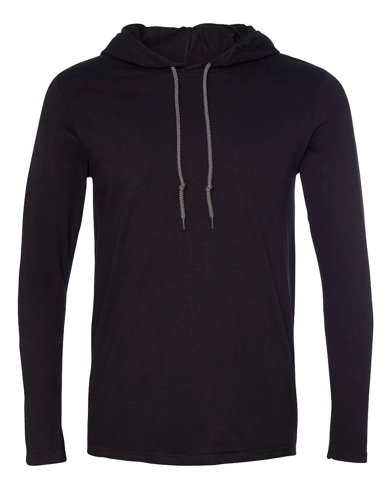 Unisex Softstyle® Lightweight Hooded Long Sleeve T-Shirt | Time