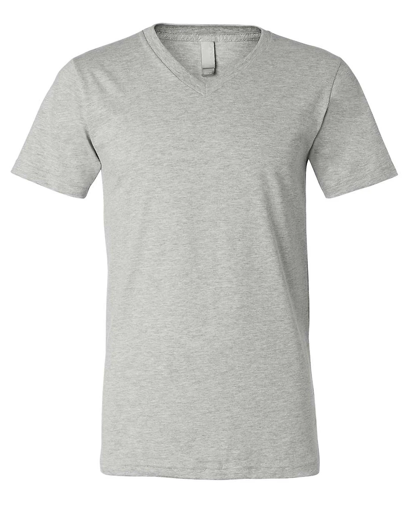 Unisex Heather CVC V-Neck Tee | T-Shirt Time