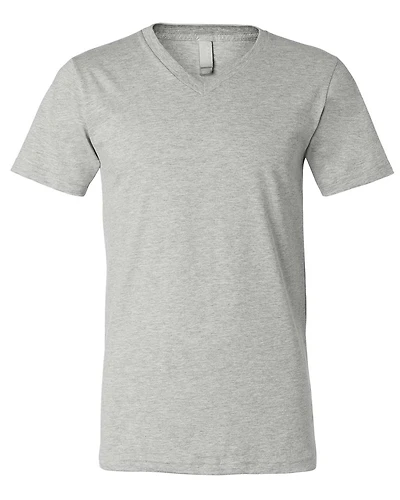 Unisex Heather CVC V-Neck Tee | T-Shirt Time