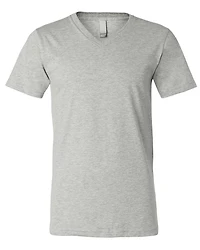 Unisex Heather CVC V-Neck Tee | T-Shirt Time