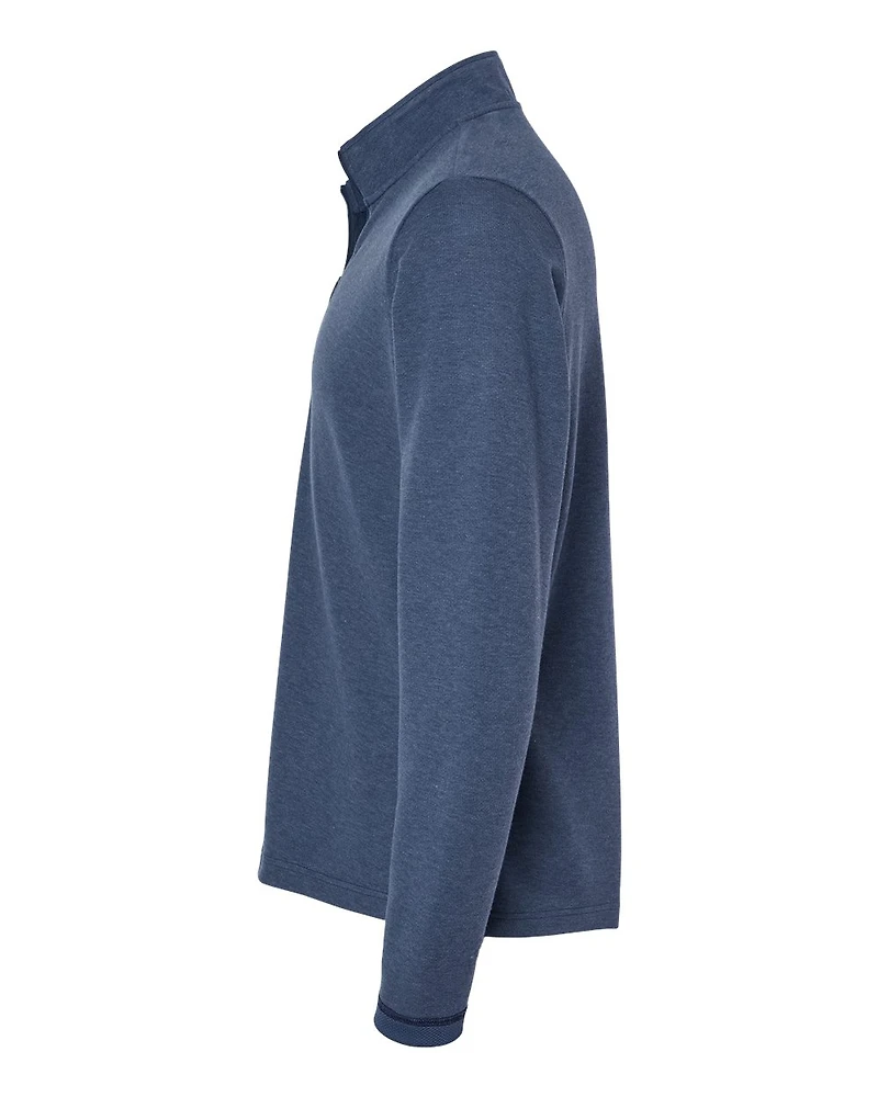 Men’s 3-Stripes Quarter-Zip Sweater Pullover