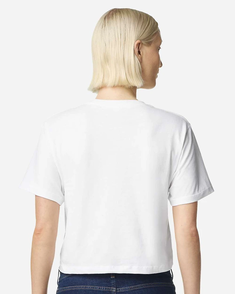 Tee-shirt Boxy en Jersey Fin pour Femmes | T-Shirt Time
