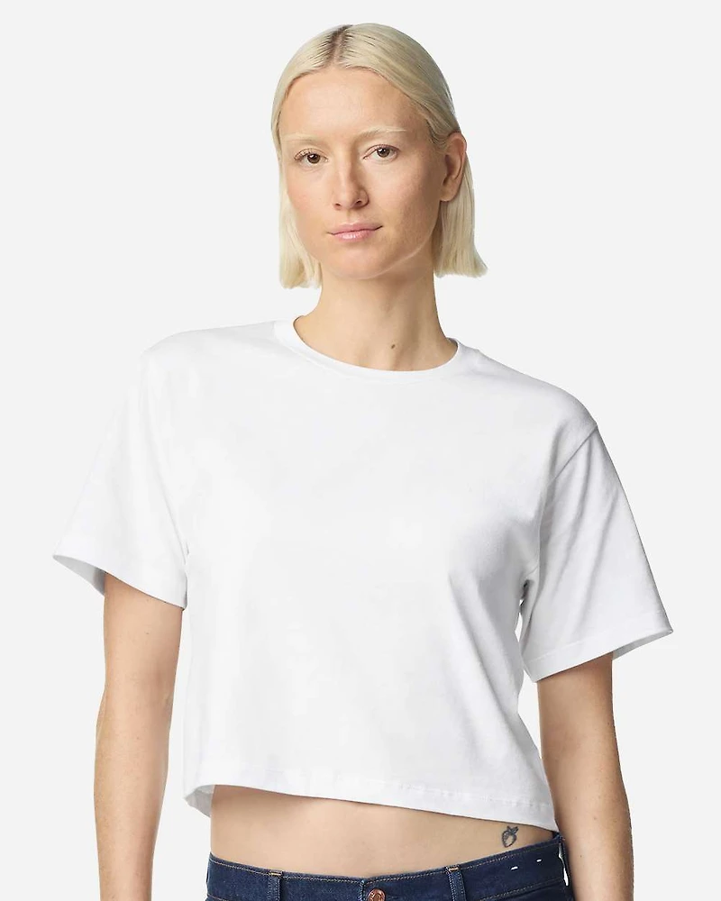 Tee-shirt Boxy en Jersey Fin pour Femmes | T-Shirt Time