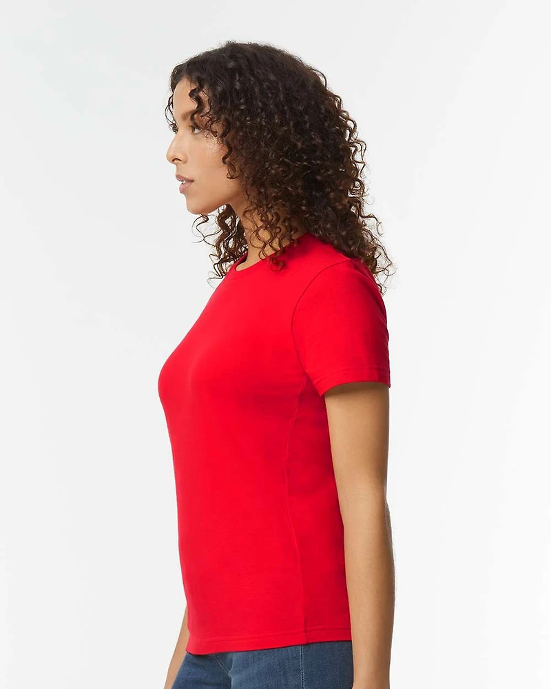 T-shirt mi-lourd Softstyle pour femmes