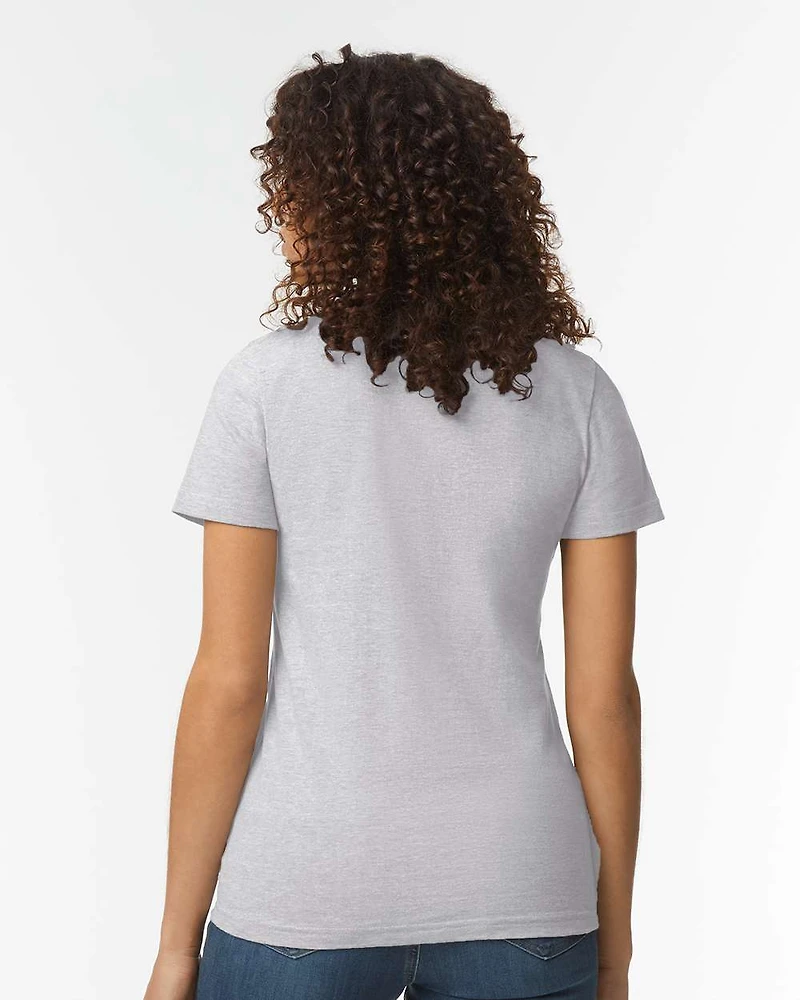 T-shirt mi-lourd Softstyle pour femmes