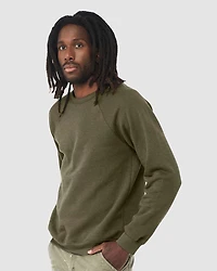 Unisex Sponge Fleece Raglan Crewneck Sweatshirt | T-Shirt Time