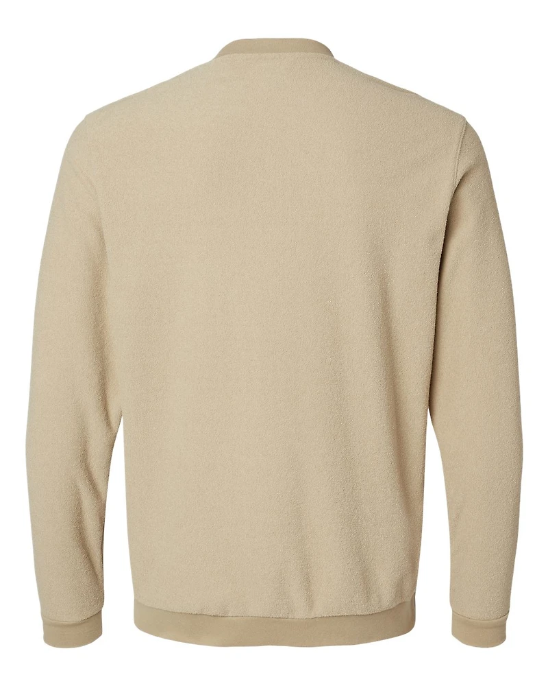 Sweatshirt Col Ras du Cou en Bouclette pour Homme