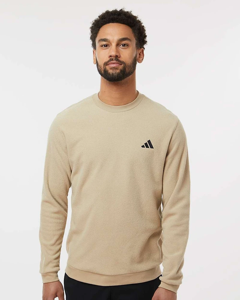Sweatshirt Col Ras du Cou en Bouclette pour Homme