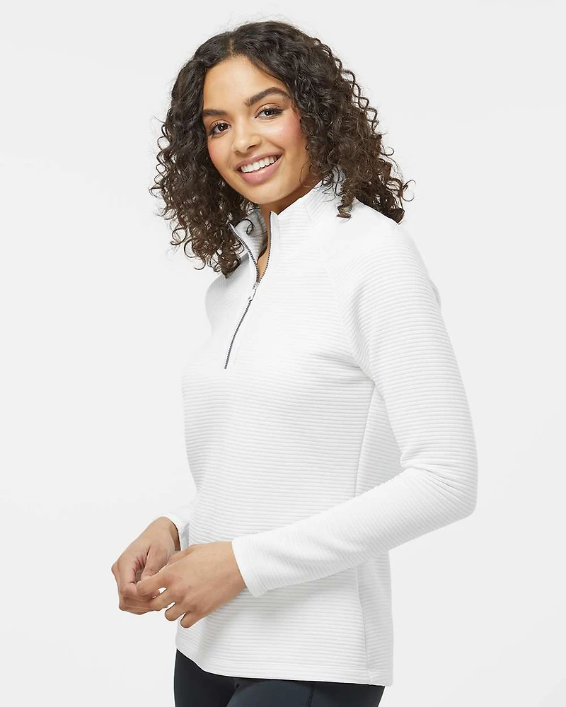 Pull à fermeture éclair quart de tour pour femmes