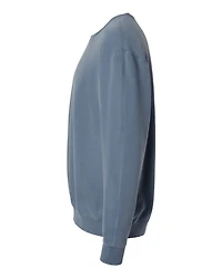 Sweatshirt Unisexe Léger Teint en Pièce à Col Ras du Cou