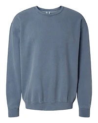 Sweatshirt Unisexe Léger Teint en Pièce à Col Ras du Cou