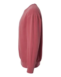 Sweatshirt Unisexe Léger Teint en Pièce à Col Ras du Cou