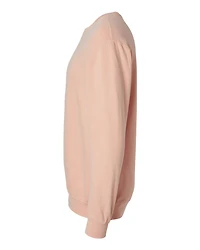 Sweatshirt Unisexe Léger Teint en Pièce à Col Ras du Cou