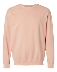 Sweatshirt Unisexe Léger Teint en Pièce à Col Ras du Cou