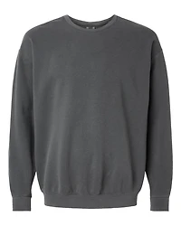 Sweatshirt Unisexe Léger Teint en Pièce à Col Ras du Cou