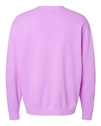 Sweatshirt Unisexe Léger Teint en Pièce à Col Ras du Cou